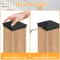 12pcs Fence Post Caps Plastic Deck Post Covers Waterproof 4
