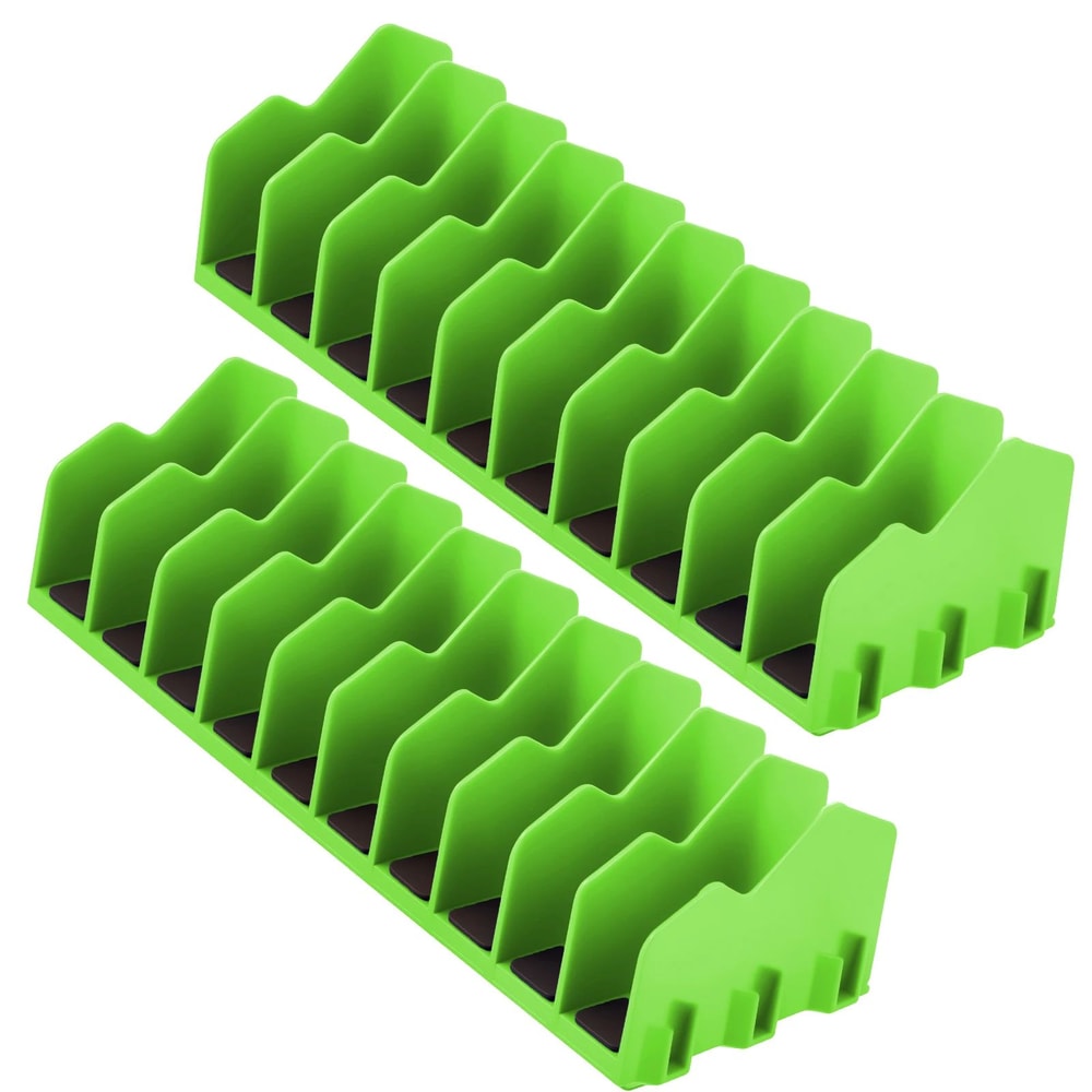 10 Slot Plier Organizer Rack Non Slip Tool Holder Toolbox Storage 7