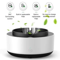 portable ashtray air purifier anion smoke filter for home office