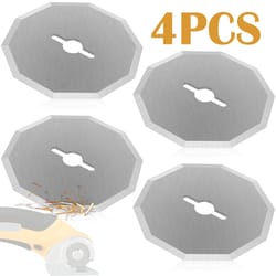 4pcs tungsten steel rotary blade replacement for electric scissors