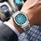 Mens Square Quartz Watch Waterproof Luminous Date Wristwatch 5