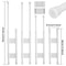 4pcs RV Shower Corner Storage Rod Telescopic Anti Fall Organizer 5