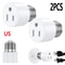 Universal Light Socket Adapter E26 E27 Converter 2PCS Heat Resistant Plug 0