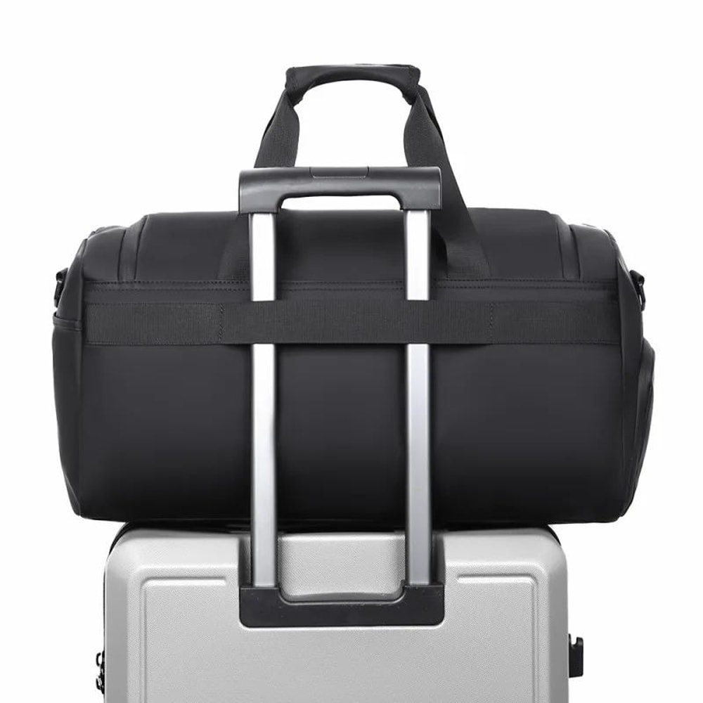 Large Capacity Gym Travel Duffel Bag With Shoe Compartment 12