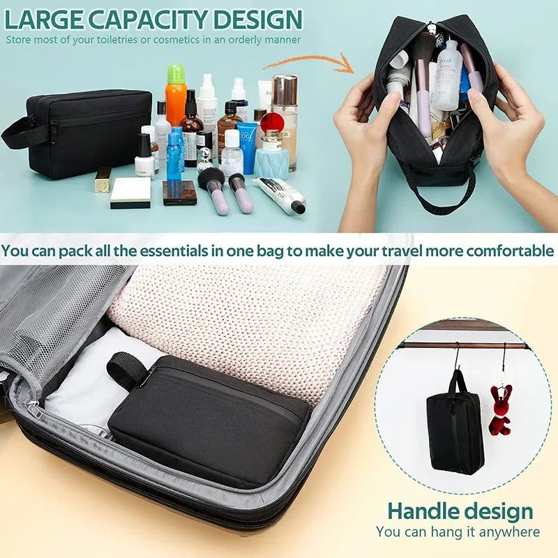 Waterproof Travel Cosmetic Bag Multi Compartment Toiletry Organizer 2