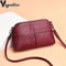 Vintage PU Leather Womens Messenger Bag Stylish Small Shoulder Handbag 1