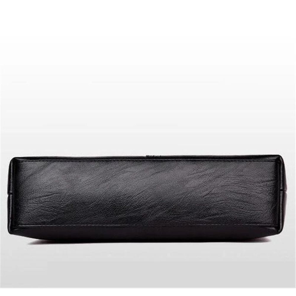 Vintage PU Leather Womens Messenger Bag Stylish Small Shoulder Handbag 6