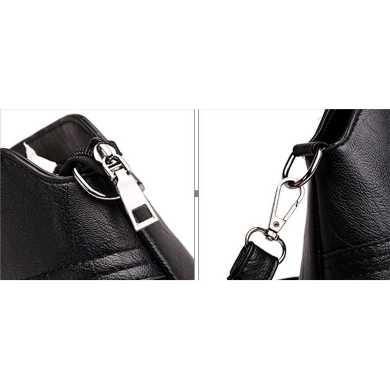 Vintage PU Leather Womens Messenger Bag Stylish Small Shoulder Handbag 8