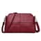 Vintage PU Leather Womens Messenger Bag Stylish Small Shoulder Handbag 2