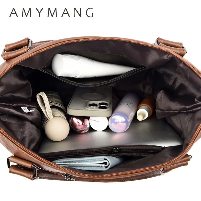 Luxury Soft Leather Crossbody Bag For Women Designer Shoulder Handbag 4