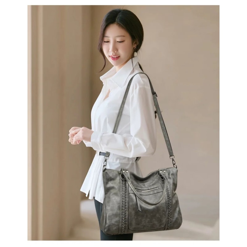 Luxury Soft Leather Crossbody Bag For Women Designer Shoulder Handbag 9