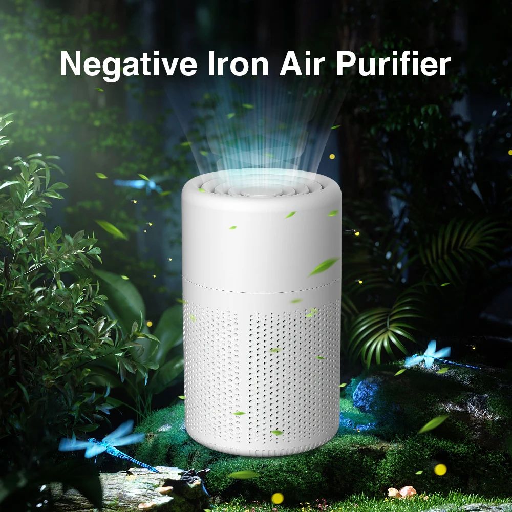 Mini Air Purifier HEPA Filter With Activated Carbon Car And Home Freshener 0