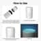 Mini Air Purifier HEPA Filter With Activated Carbon Car And Home Freshener 8