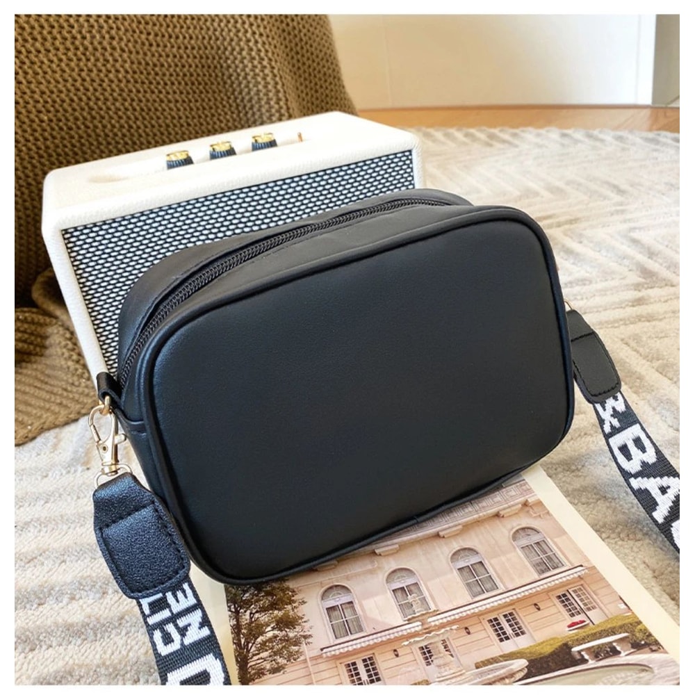 Simple PU Leather Crossbody Shoulder Bag For Women Casual Messenger Phone Bag 8