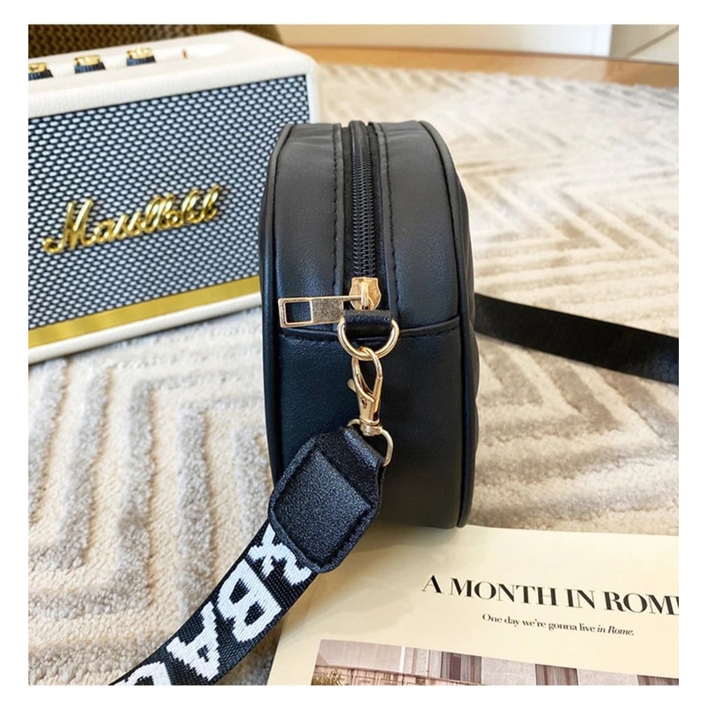 Simple PU Leather Crossbody Shoulder Bag For Women Casual Messenger Phone Bag 9