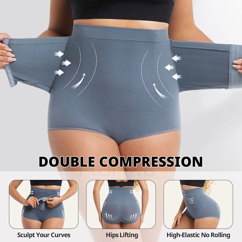 Seamless High Waist Shapewear Panty Strong Compression Tummy Control Brief 1