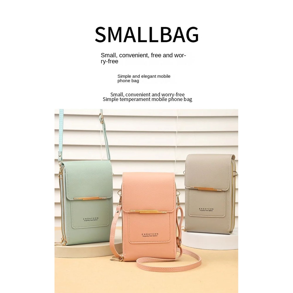 Touch Screen Phone Crossbody Bag Womens Card Holder Shoulder Bag 6