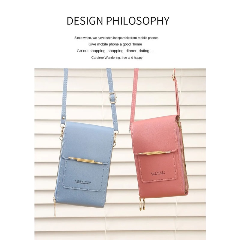 Touch Screen Phone Crossbody Bag Womens Card Holder Shoulder Bag 9