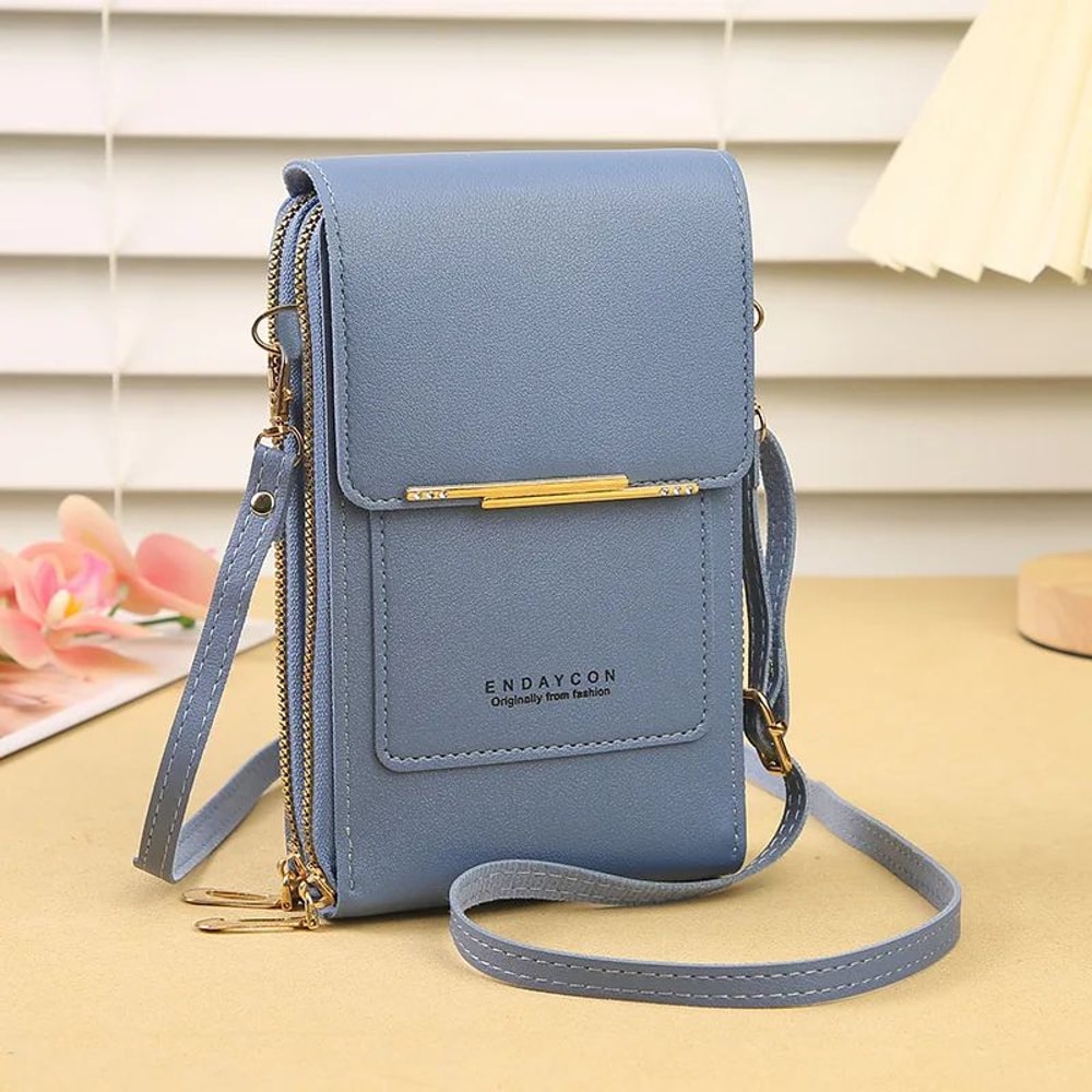 Touch Screen Phone Crossbody Bag Womens Card Holder Shoulder Bag 12