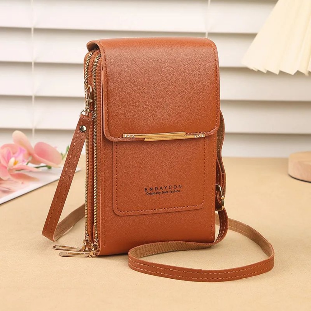 Touch Screen Phone Crossbody Bag Womens Card Holder Shoulder Bag 18
