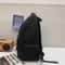 Large Capacity School Backpack Simple Black Travel Bag For Students 3