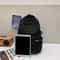 Large Capacity School Backpack Simple Black Travel Bag For Students 8