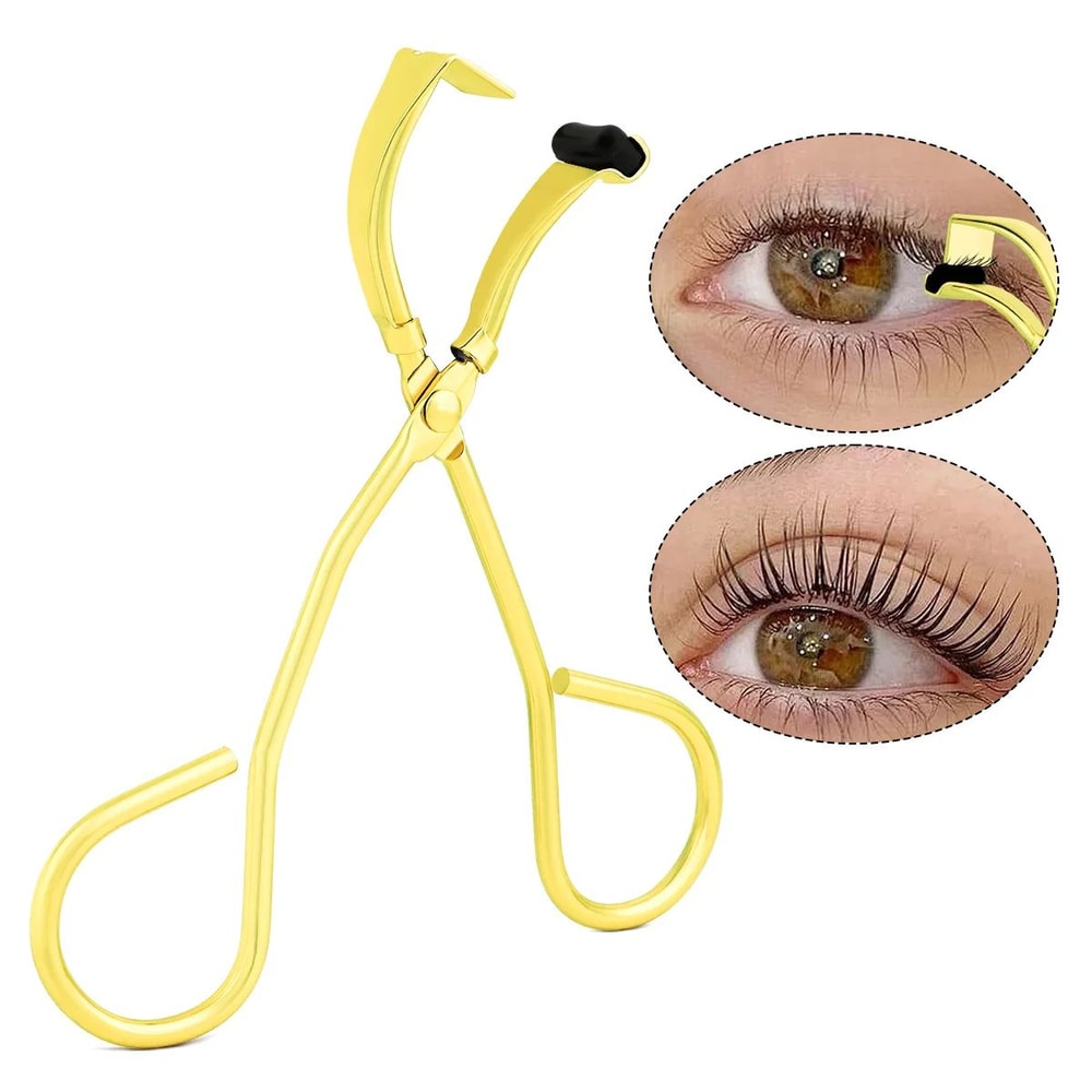 Portable Stainless Steel Eyelash Curler Wide Angle Lash Curling Tool 7