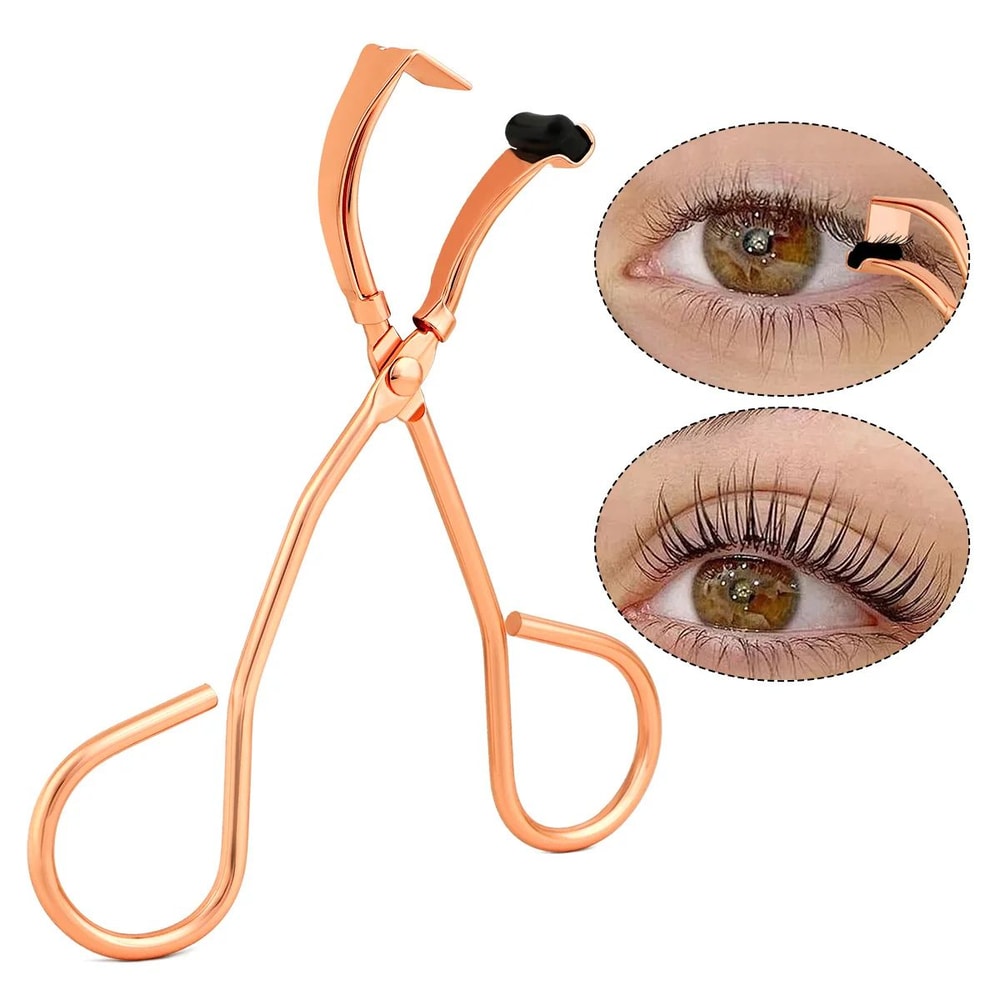 Portable Stainless Steel Eyelash Curler Wide Angle Lash Curling Tool 9
