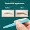 Stainless Steel Eyebrow Tweezers Slanted Tip Precision Hair Removal Tool 1
