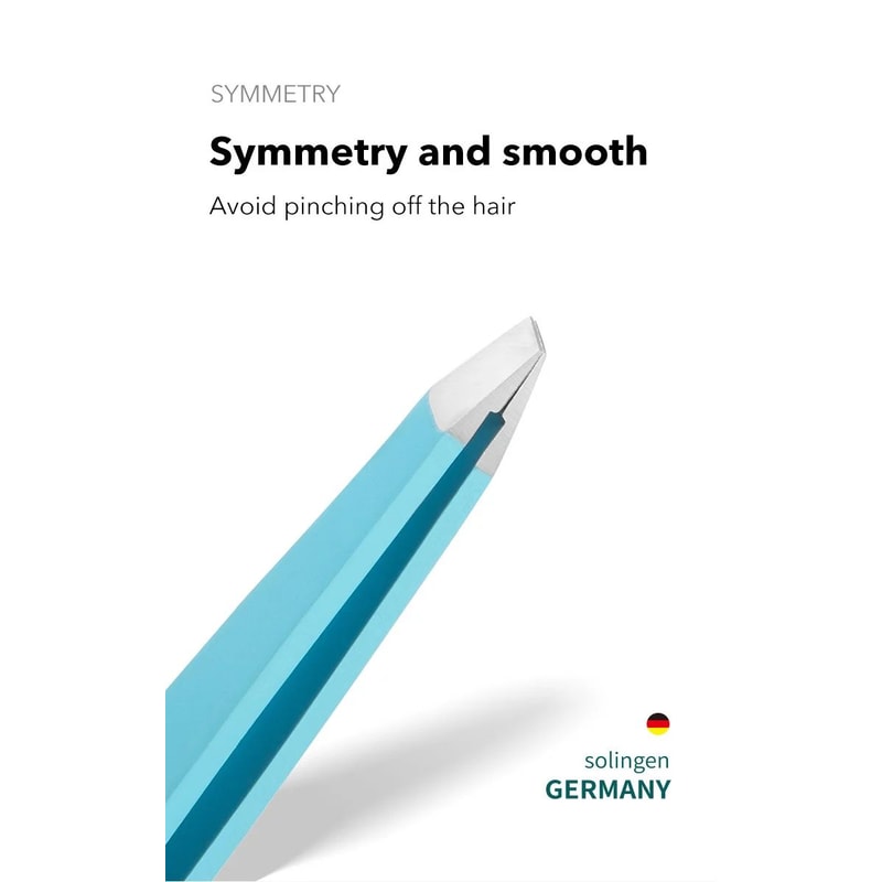 Stainless Steel Eyebrow Tweezers Slanted Tip Precision Hair Removal Tool 7