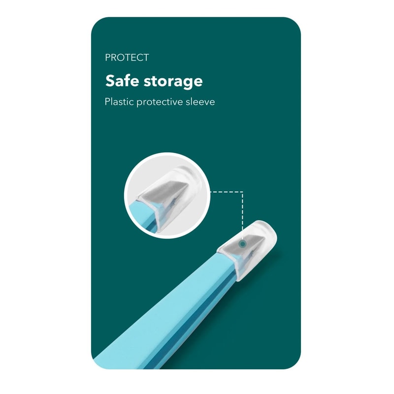 Stainless Steel Eyebrow Tweezers Slanted Tip Precision Hair Removal Tool 8