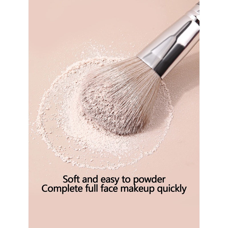 Large Fluffy Powder Makeup Brush Soft Blush Foundation Brush Tool 4