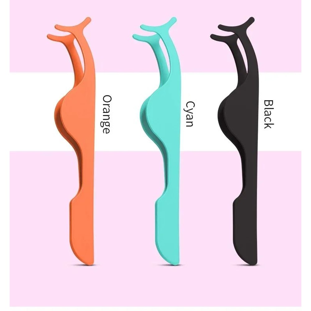 False Eyelash Applicator Tweezer Precision Lash Curler Makeup Tool 11
