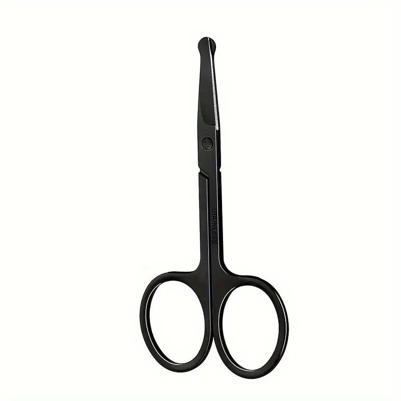 Precision Round Head Trimming Scissors Nose Hair Grooming Tool 8