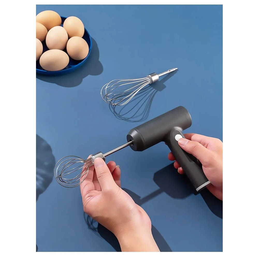 Wireless Electric Hand Mixer Portable 3 Speed Egg Beater Kitchen Tool 10