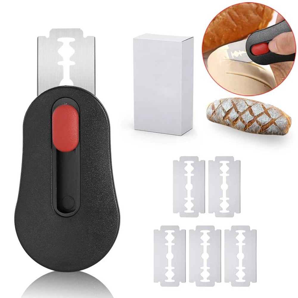 Sourdough Bread Scoring Knife Set With Replaceable Blades Dough Cutter Kit 1