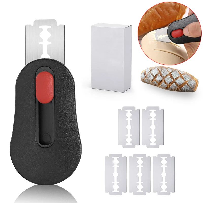 Sourdough Bread Scoring Knife Set With Replaceable Blades Dough Cutter Kit 1