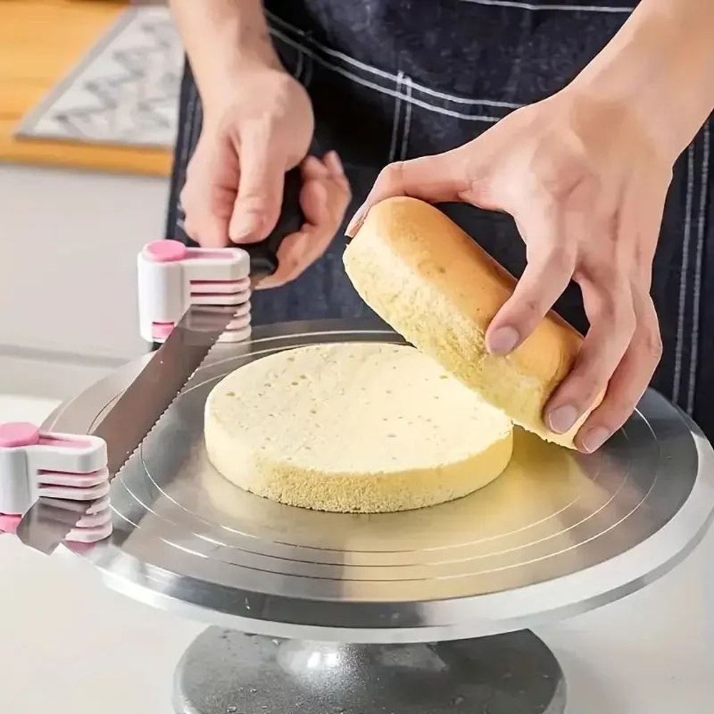 Adjustable Bread Slicer And Cake Cutter 2PCS 5 Layer Cutting Guide Tool 2