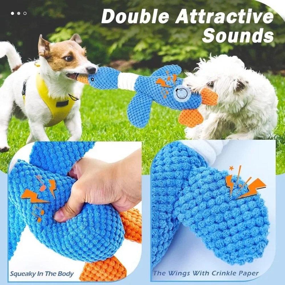 Durable Squeaky Plush Chew Toy For Dogs And Cats 4