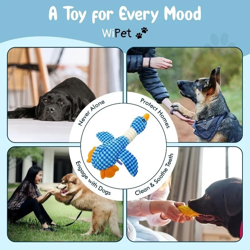 Durable Squeaky Plush Chew Toy For Dogs And Cats 18