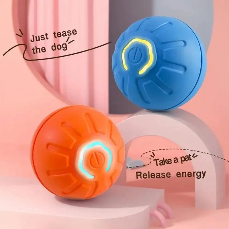 Automatic Moving Dog Ball Interactive USB Rechargeable Toy 6