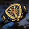 Luxury Waterproof Mens Quartz Watch With Large Dial 9