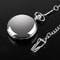 Luxury Silver Pocket Watch With Chain Roman Numerals 8