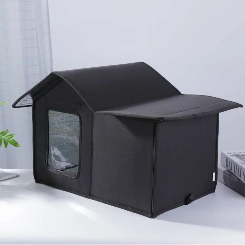 Waterproof Outdoor Cat House With Detachable Roof Bed 11
