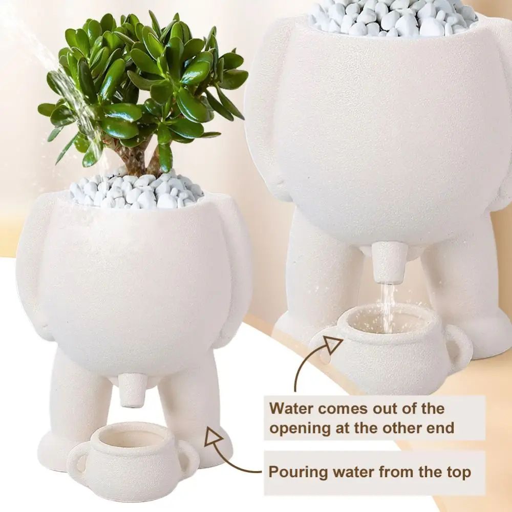 Funny Novelty Flower Pot Creative Resin Planter Decor 7