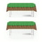Pixel Style Grass Pattern Disposable Waterproof Tablecloth 4