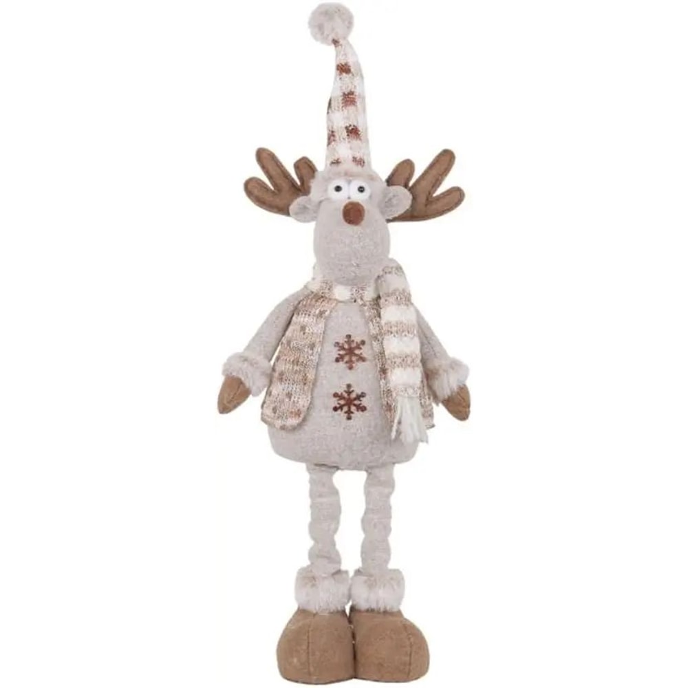 Adjustable Christmas Plush Doll Santa Snowman Reindeer Decor 6