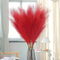 Artificial Pampas Grass Red Faux Reeds Decor 55cm Set 0