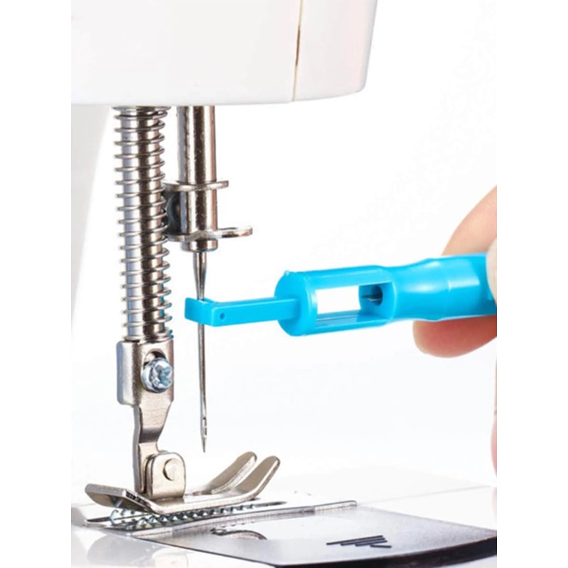 Automatic Needle Threader Tool Quick Sewing Helper Device 0