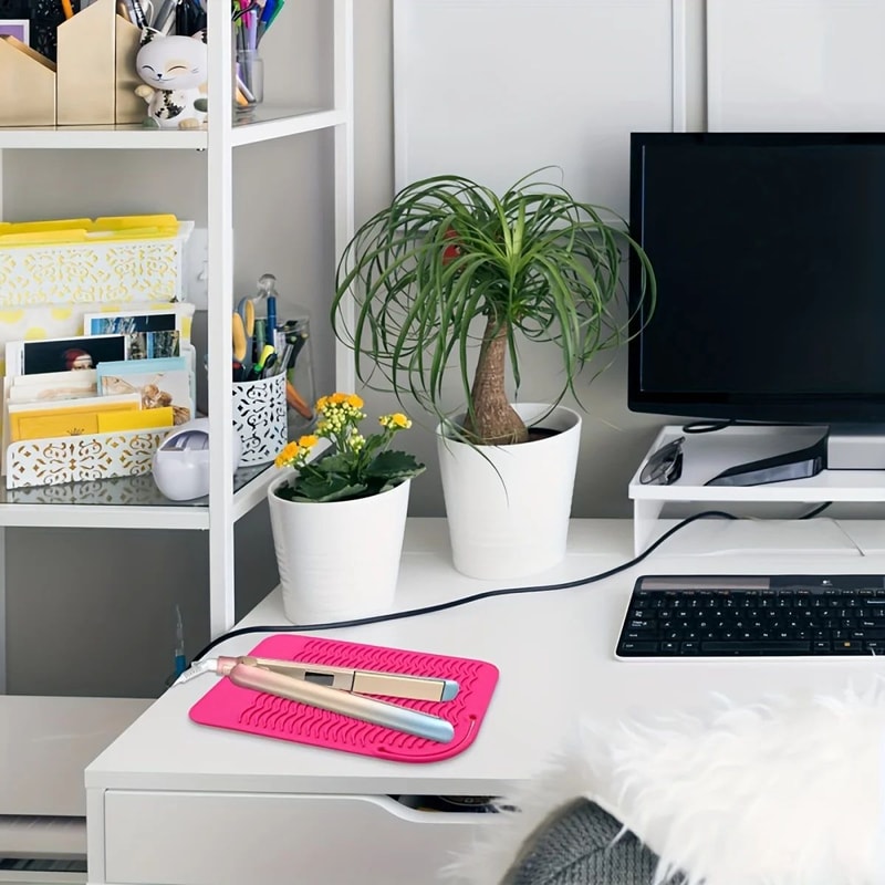 Silicone Heat Resistant Mat For Hair Styling Tools 6